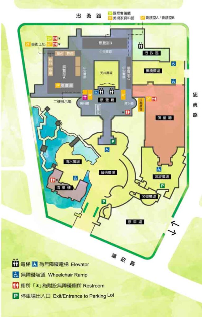 台中市港區藝術中地圖